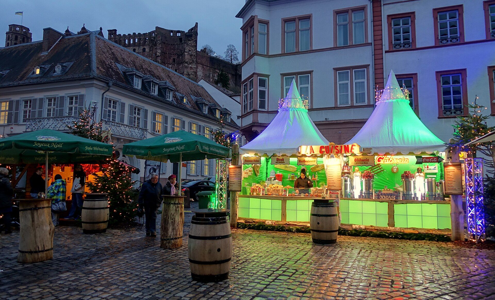 Weihnachtsmarkt in der Heidelberger Altstadt
